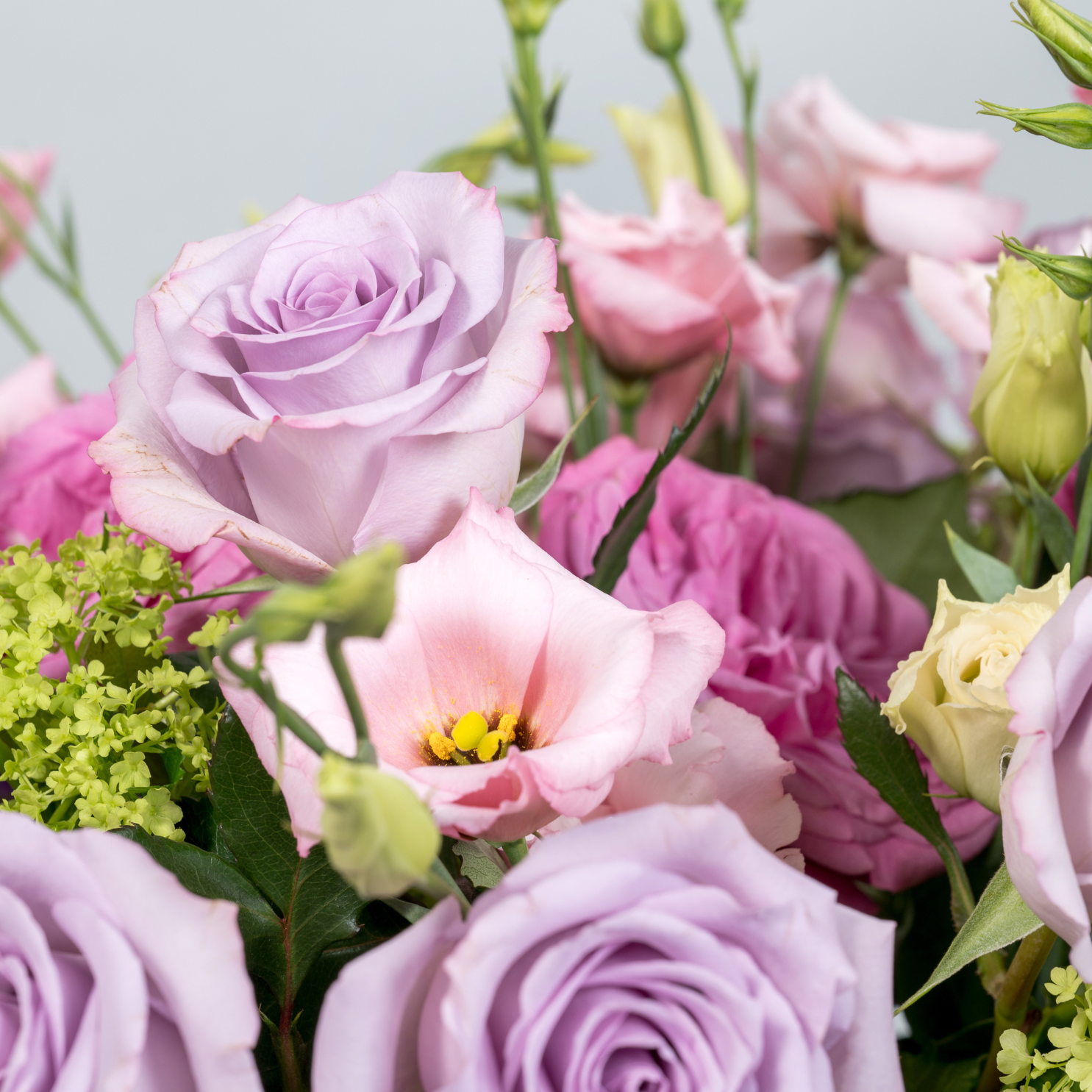 Lavender Dreams Flower Arrangement Closeup