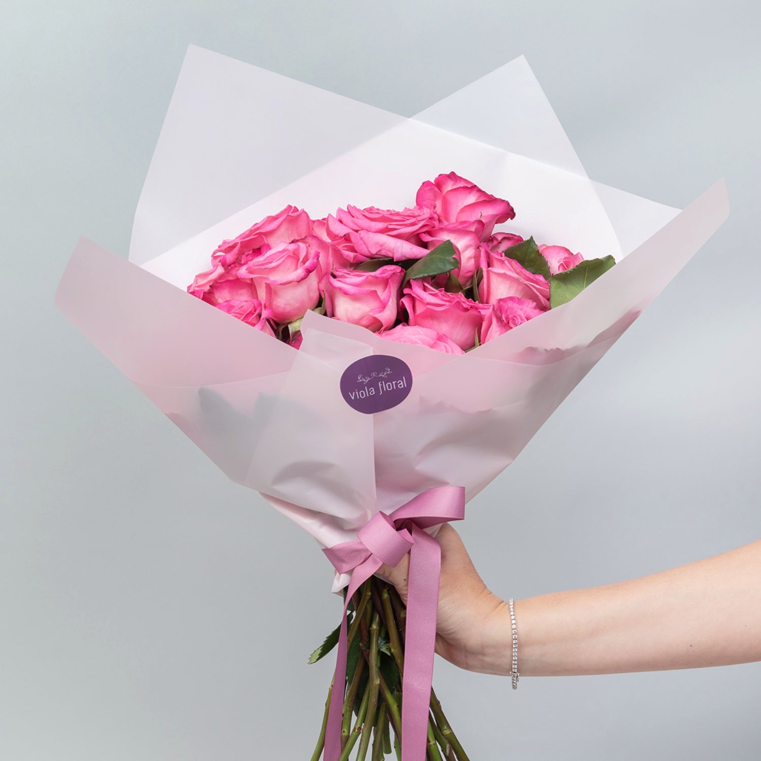 Pink Revival Pink Roses Bouquet – Viola Floral