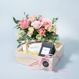 Relax gift box, relaxation gift box, candle and chocolates gift box