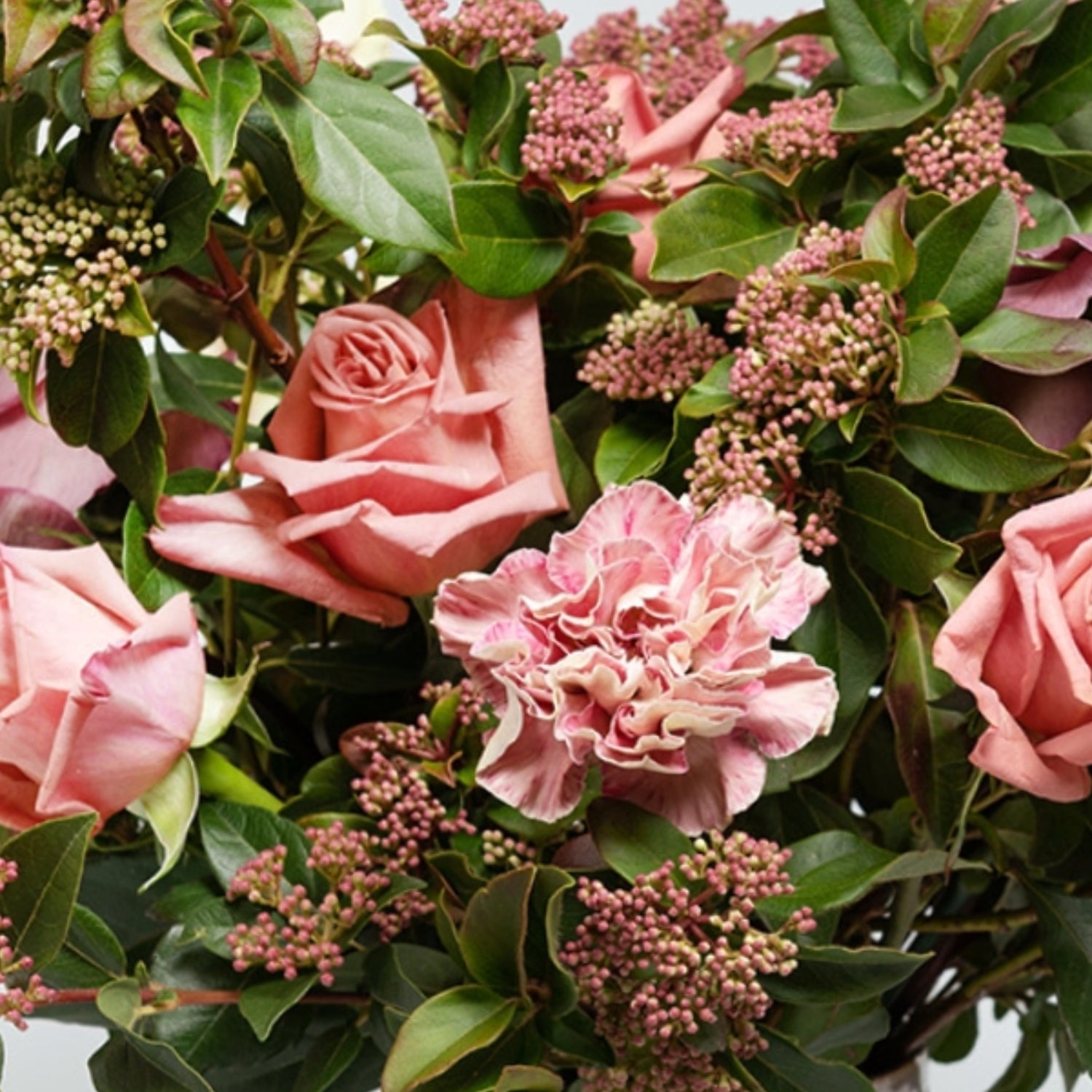 Rustic Blooms Flower Arrangement Closeup