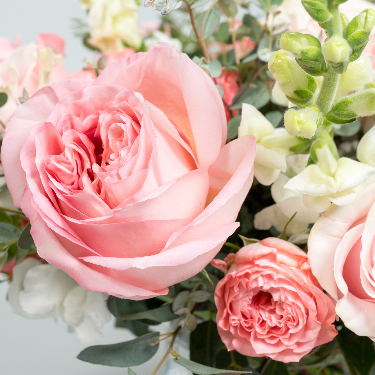 Spring Blooms Flower Arrangement Closeup