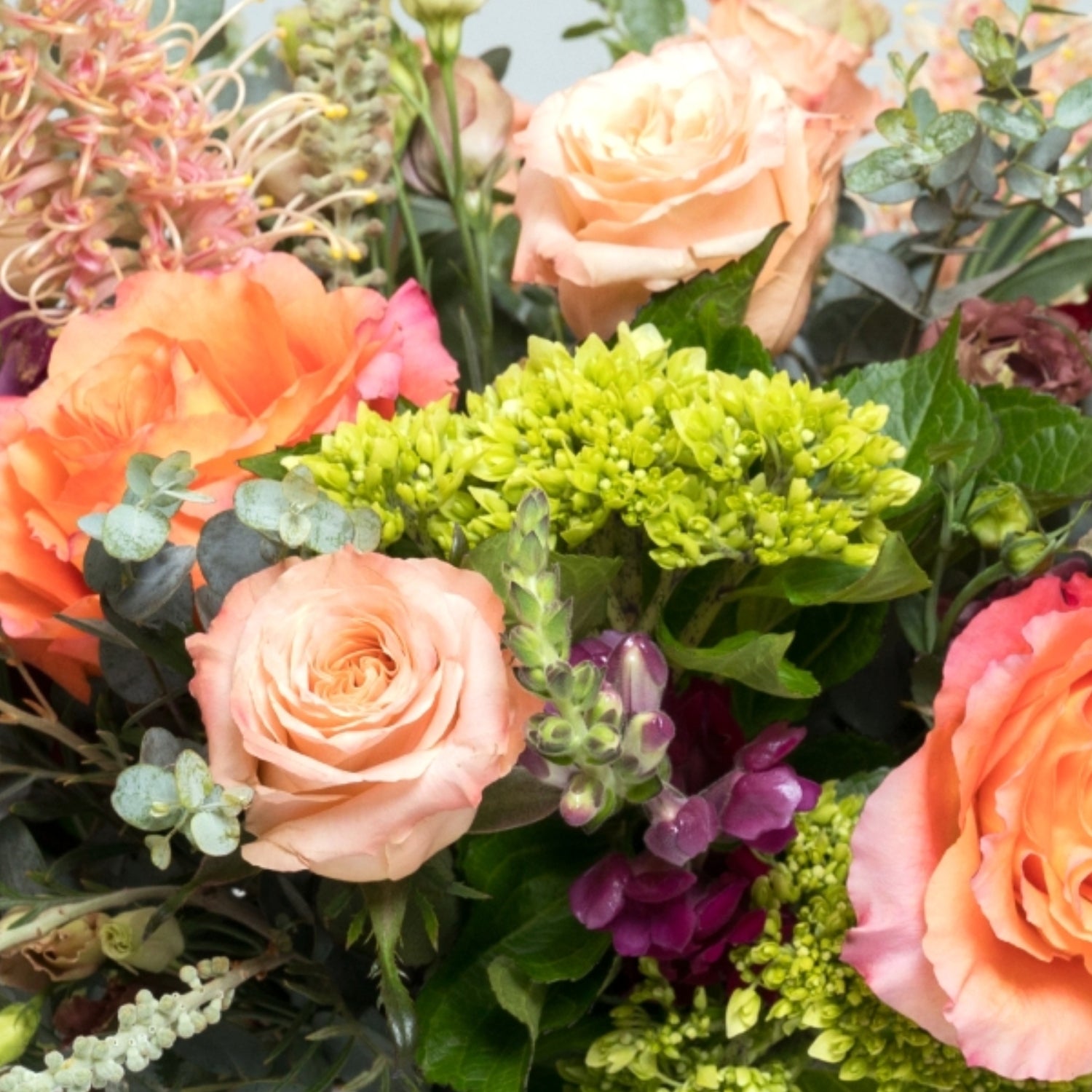 Thanksgiving Flower Arrangement Closeup