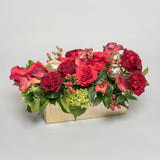 Crimson Cheer Flower Arrangement