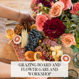 Oct. 23 Viola Floral X The Seed: Grazing Board & Seasonal Garland Workshop
