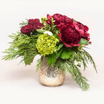 Holiday Peonies Flower Arrangement