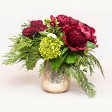 Holiday Peonies Flower Arrangement