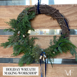 Dec. 4 or Dec. 9 Holiday Wreath Making Workshop