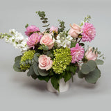 Pink Velvet Flower Arrangement