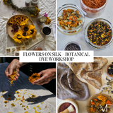 Nov. 7: Viola Floral x The Way We Live: Flowers on Silk – Botanical Dye Workshop
